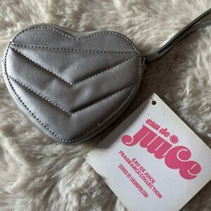 Silver Heart-Shaped Wallet